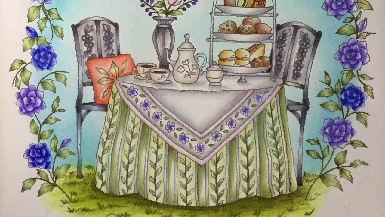 ROMANTIC COUNTRY - the first tale - by Eriy - prismacolor pencils