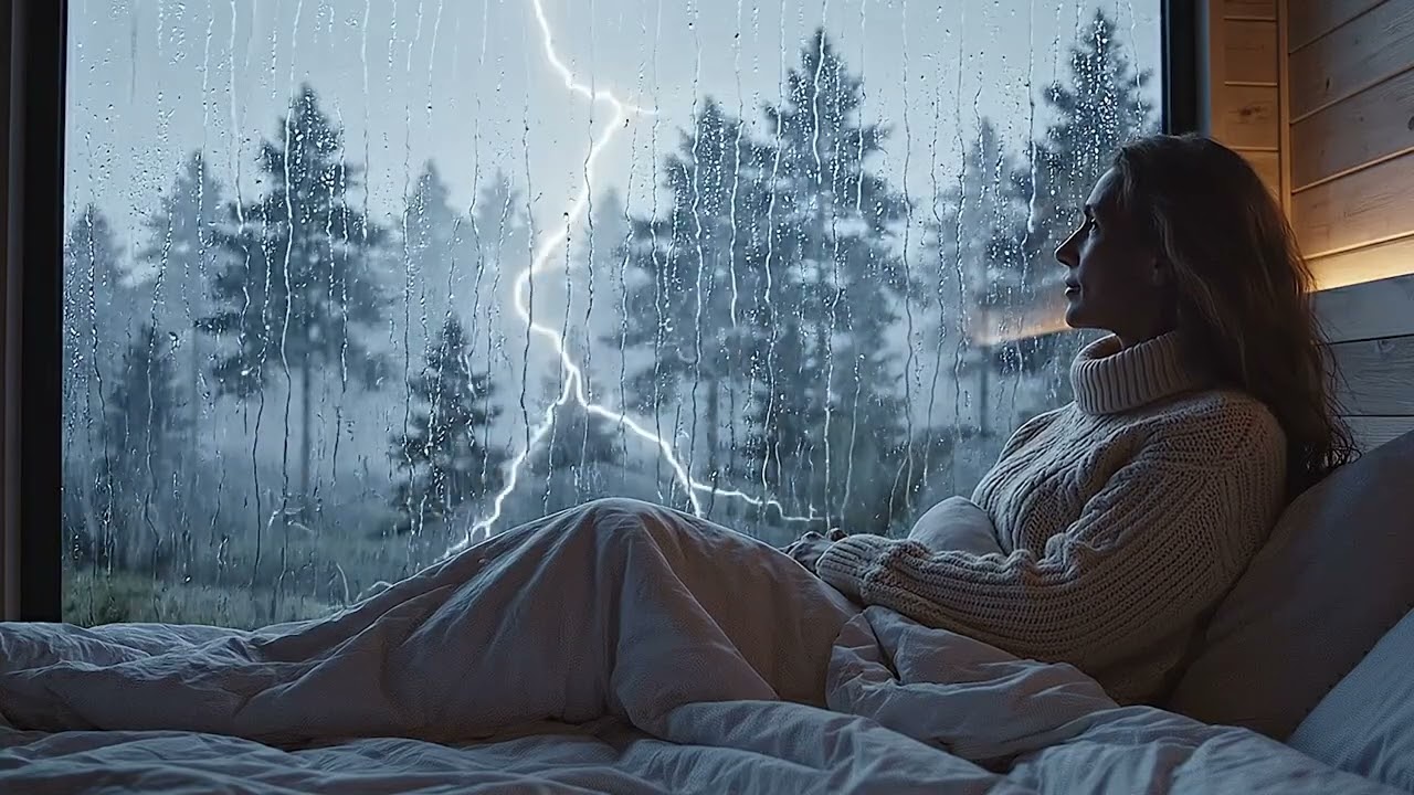 Have a nice dream, Let your body rest, your brain recovery, Relax with a quite rain outside