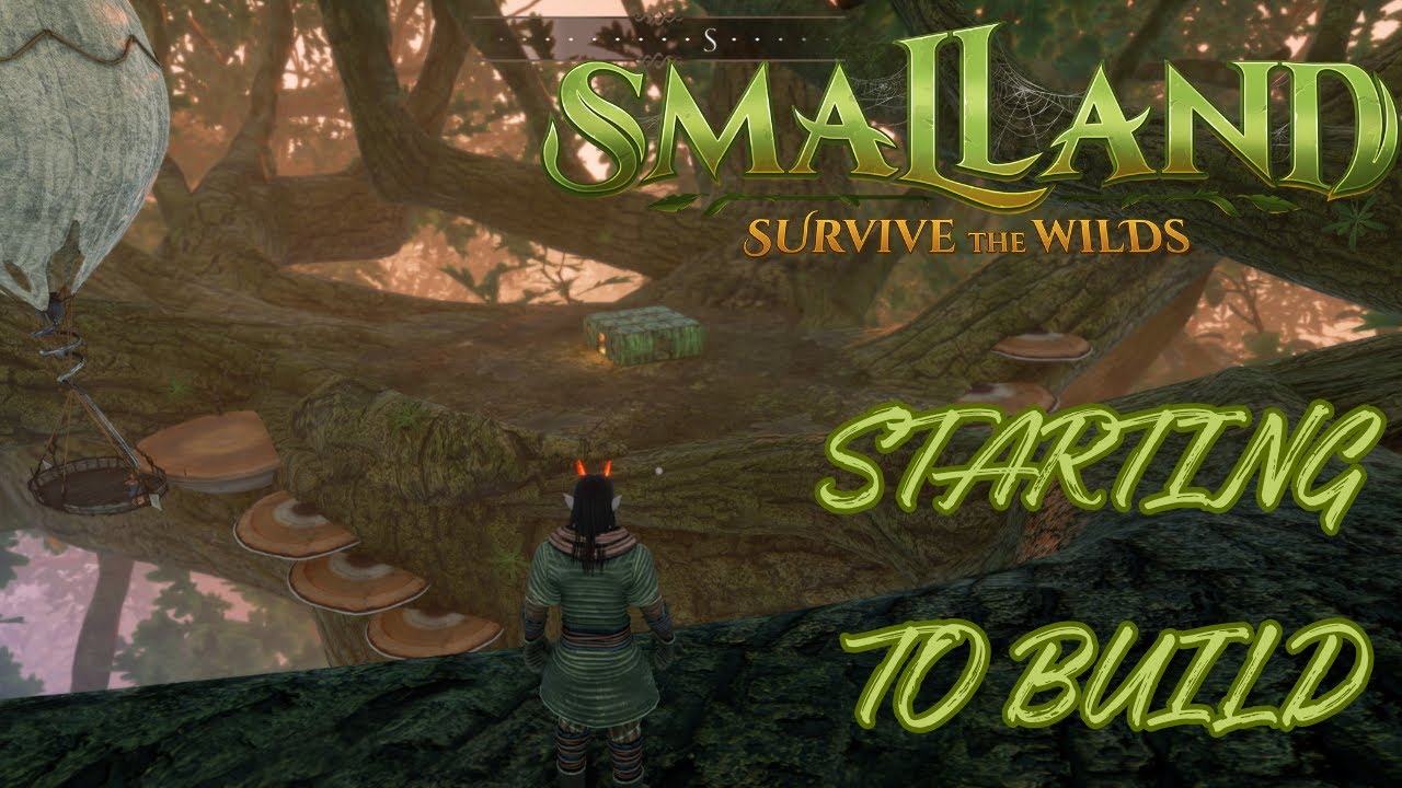 STARTING TO BUILD |SMALLAND SURVIVE THE WILDS E2