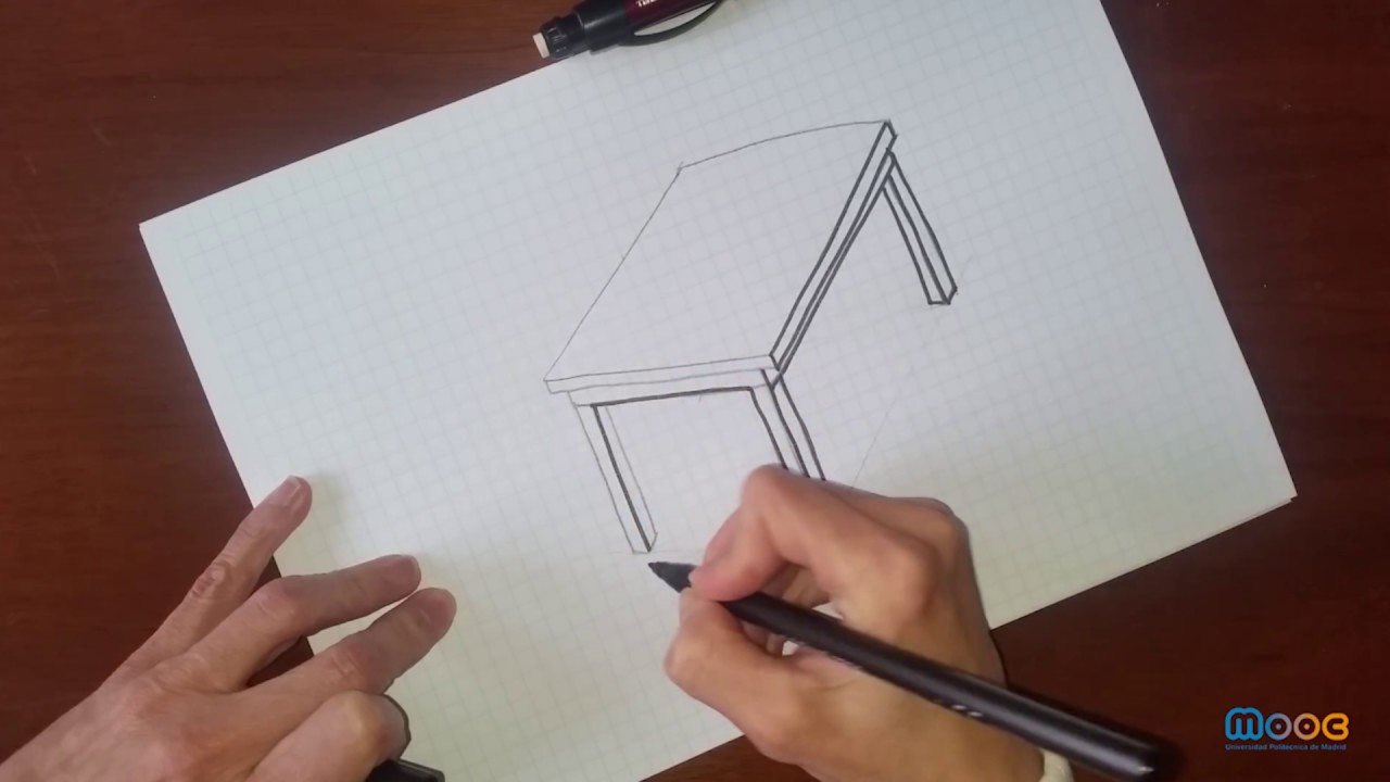 MOOC Visión espacial: Dibujo de una mesa