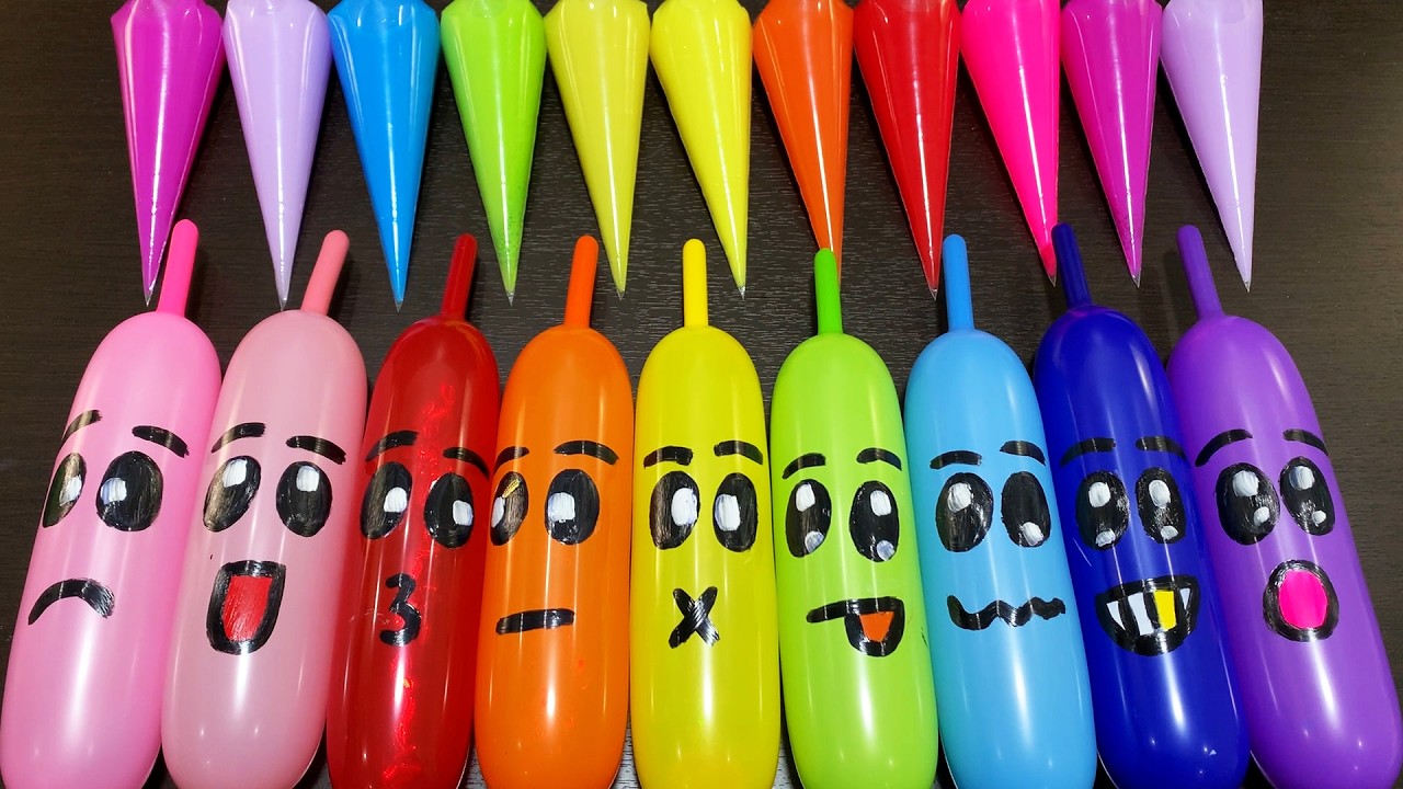 MAKING SLIME WITH PIPING BAG VS BALLOON ! SATISFYING VIDEOS #7003