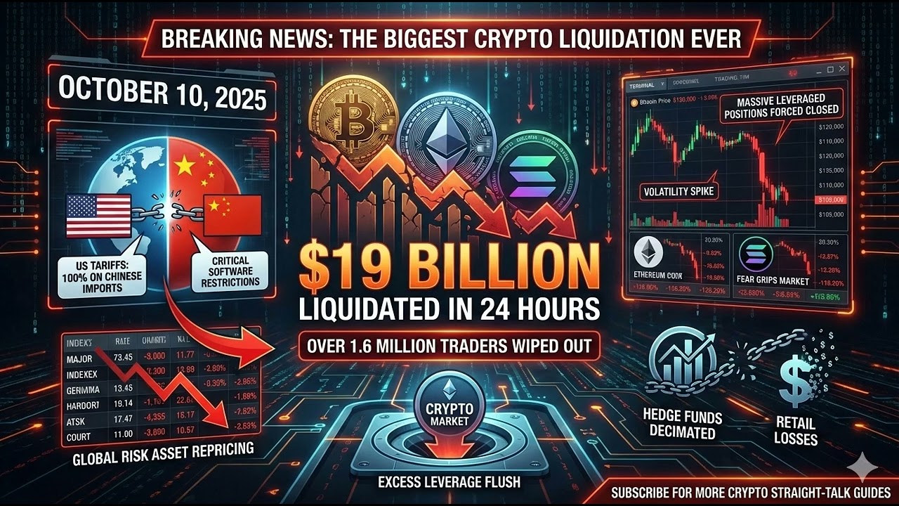 The Biggest Crypto Liquidation Ever #crypto #bitcoin #trending