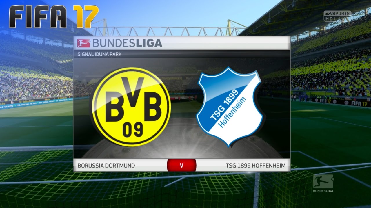 FIFA 17 - Borussia Dortmund vs. 1899 Hoffenheim @ Signal Iduna Park