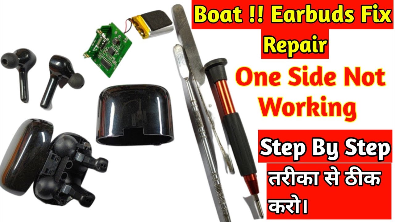 Earbuds Repair One Side Not Working Only 3 Step Problem Fix | Boat Earbuds  ek side kam Nhi Karta H