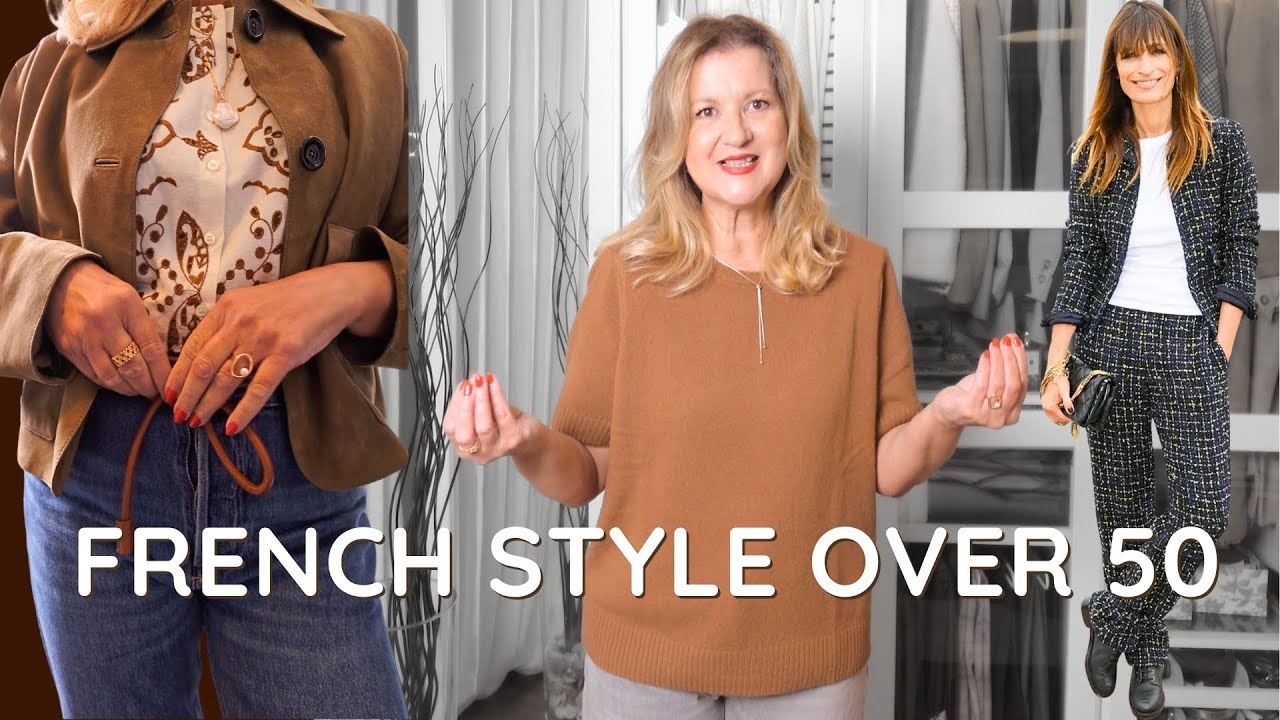 How to Dress PARISIAN Style OVER 50 🇫🇷 | French Women OVER 50 Styling Secrets