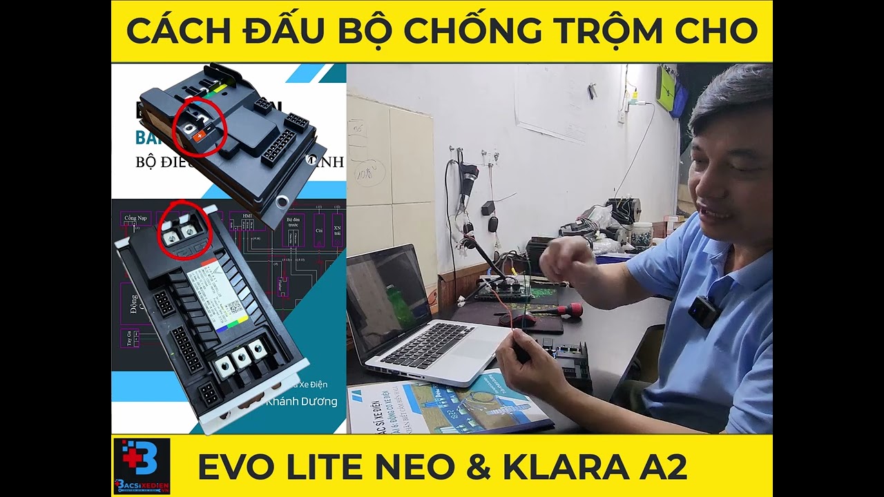 CÁCH LẮP ĐẶT BỘ CHỐNG TRỘM CHO XE ĐIỆN VINFAST