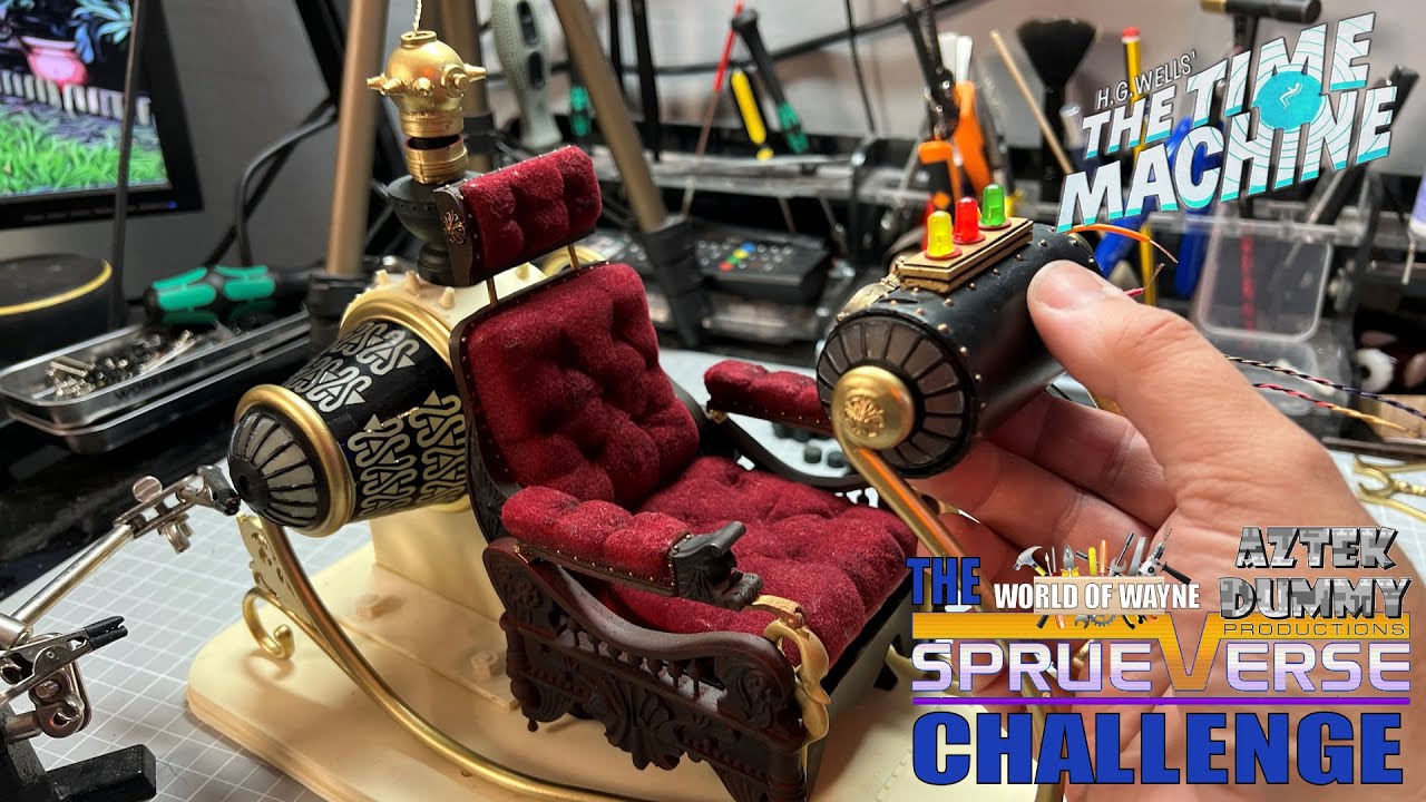 The Sprueverse Challenge - Build the 1960 1:6 Scale Time Machine - Part 3 - Pieces of Time