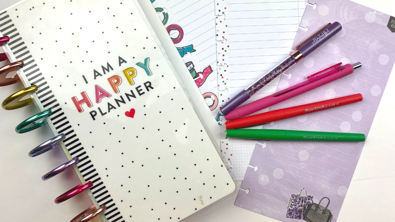 How to write shopping lists in The Happy Planner