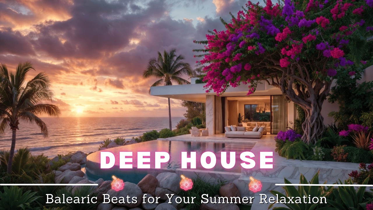 Relaxing Deep House: 4 Seasons - Chill Balearic Ocean Lounge & Tranquil Horizon Views