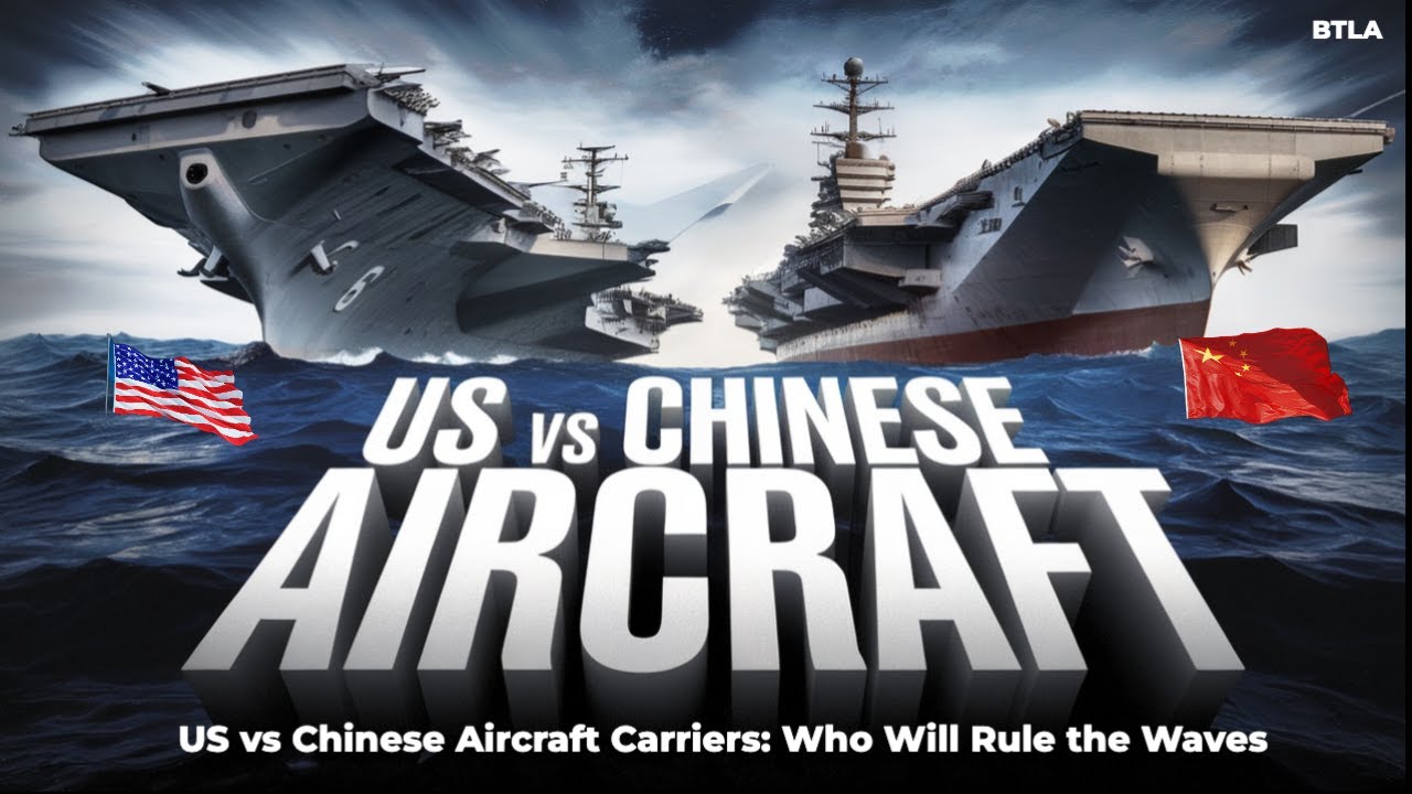 US vs China: Aircraft Carrier Showdown | Naval Power Battle for Sea Dominance