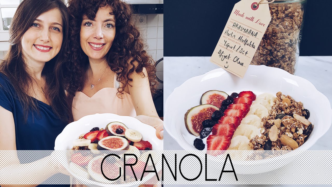 Akasya Ana ile Granola Yaptık