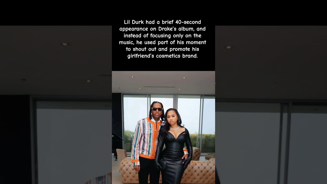 Lil Durk ONLY Had 40 Seconds on Drake&rsquo;s Album&hellip; And THIS Is What He Did! #lildurk #drake #shorts