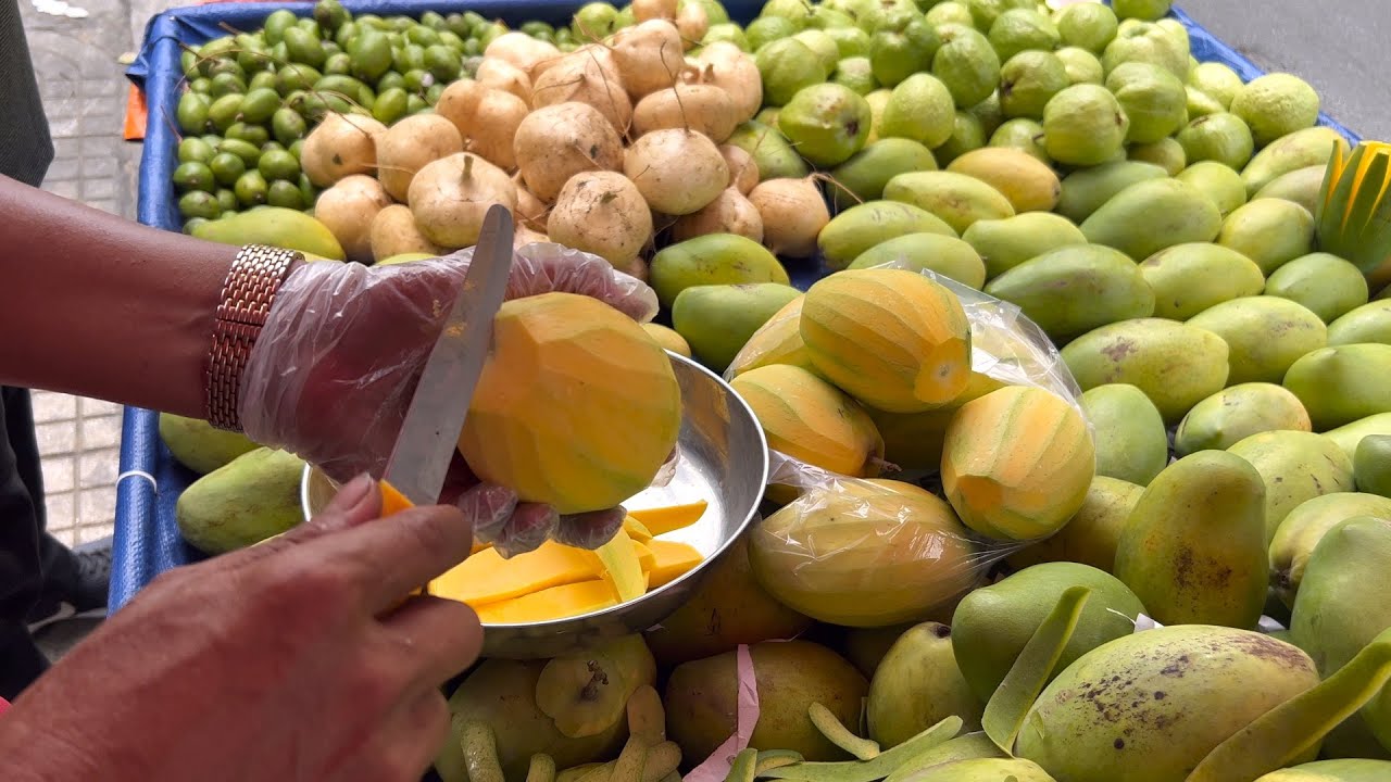 Vietnamese Fruits! Amazing Fruit Cutting Skills | Vietnamese street food