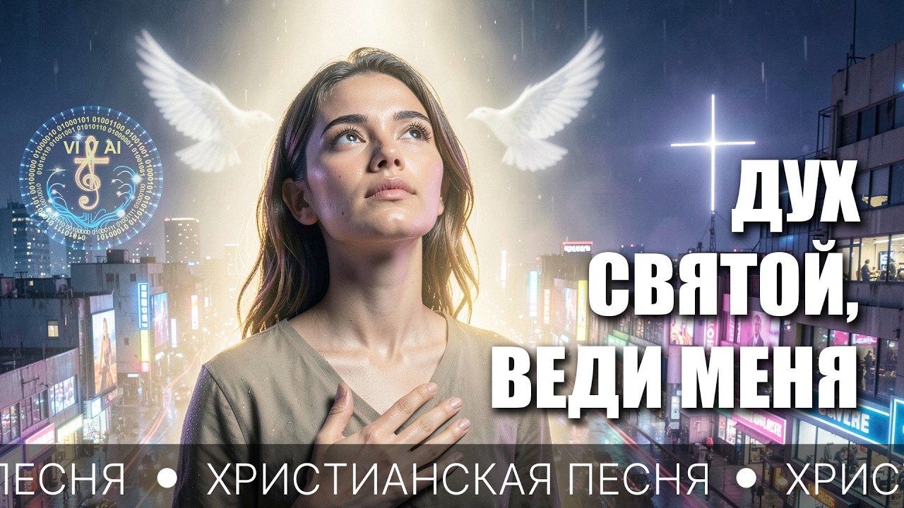 Тёплая песня о Божьем голосе среди шума мира — ДУХ СВЯТОЙ, ВЕДИ МЕНЯ | христианская песня