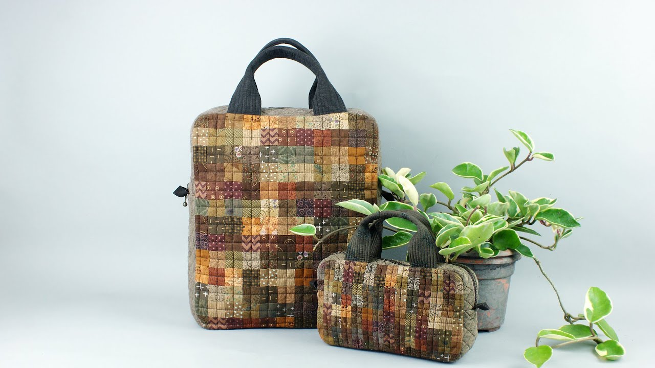 퀼트 패치워크 토드 백 만들기-3강 Patchwork Tote Bag Tutorial