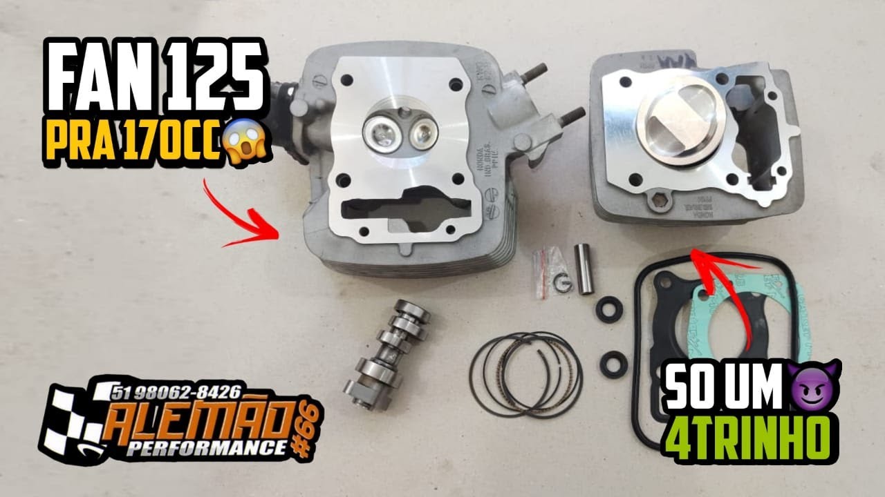 CG - TITAN - 125 - 150 PREPARADA 4mm 170cc --- 150 PRA 170