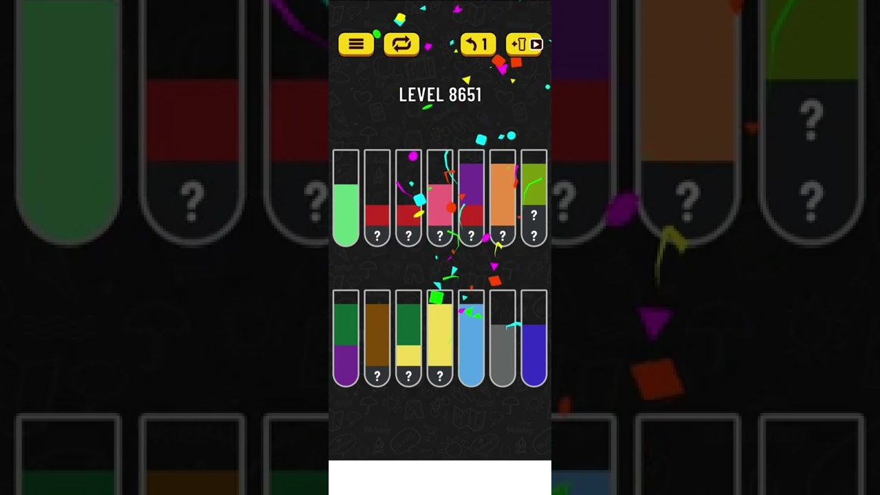 water sort puzzle level 8651