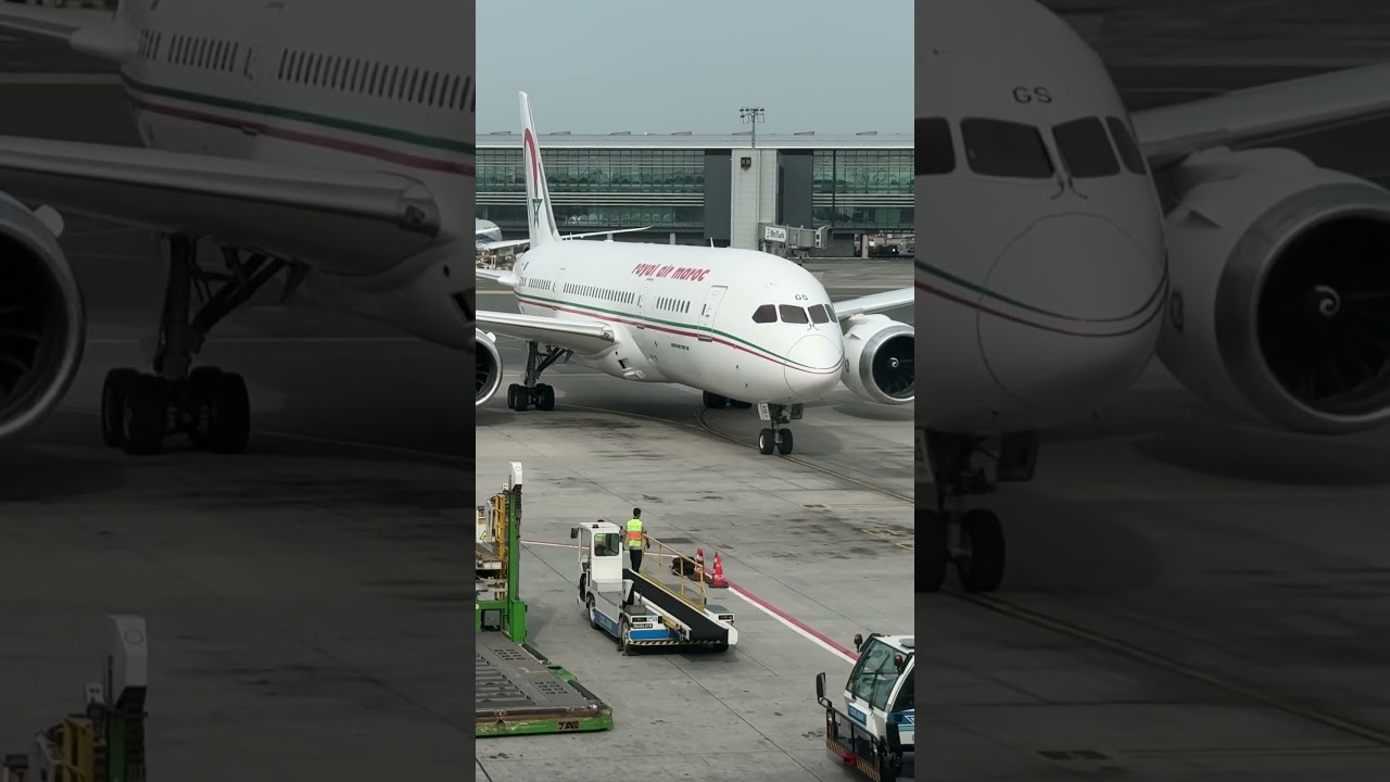 Boeing 787 ROYAL AIR MAROC just arrived from Casablanca 🇲🇦✈️