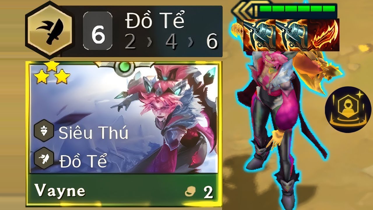 VAYNE MÓC DIỆT BẮN TAN LOBBY CARRY CỰC KHỎE | DTCL MÙA 14