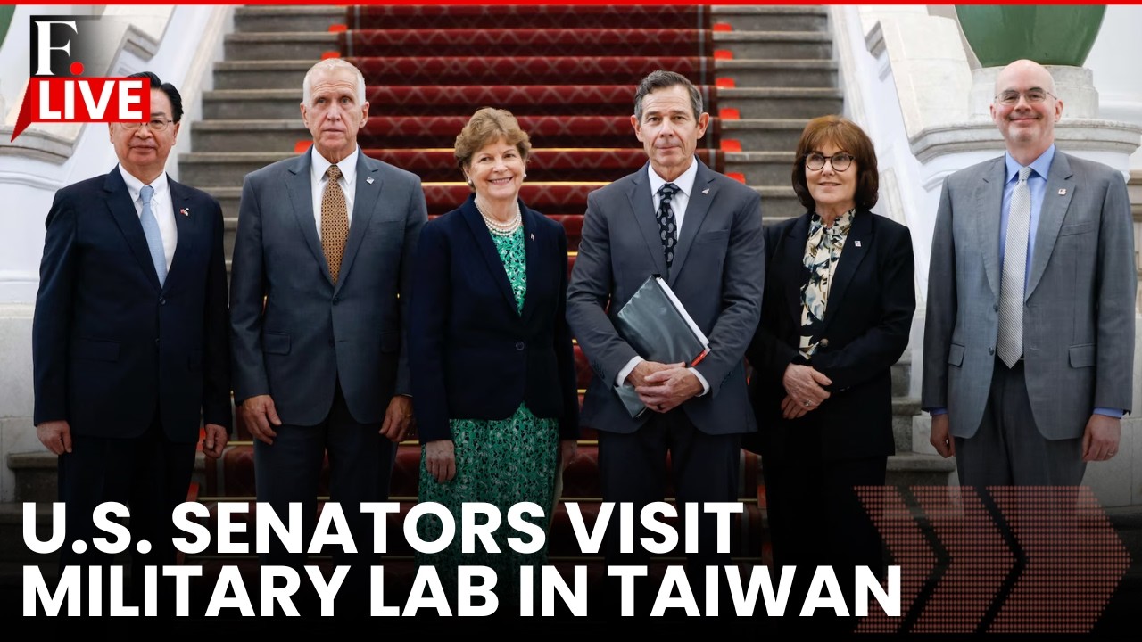 LIVE: US Senators Visit Taiwan Military Lab | Defence Ties Strengthen Amid China-Taiwan Tensions
