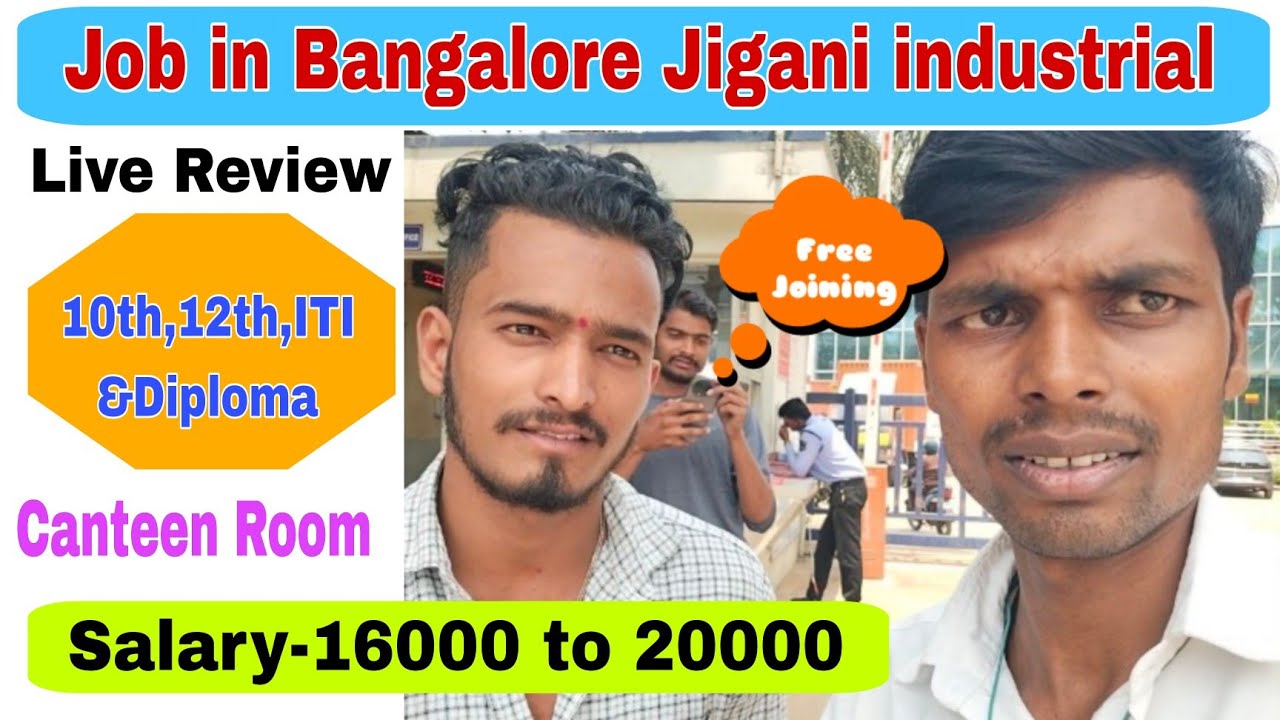 Job in Bangalore Jigani industrial // Contector Live Review @erstudentslife
