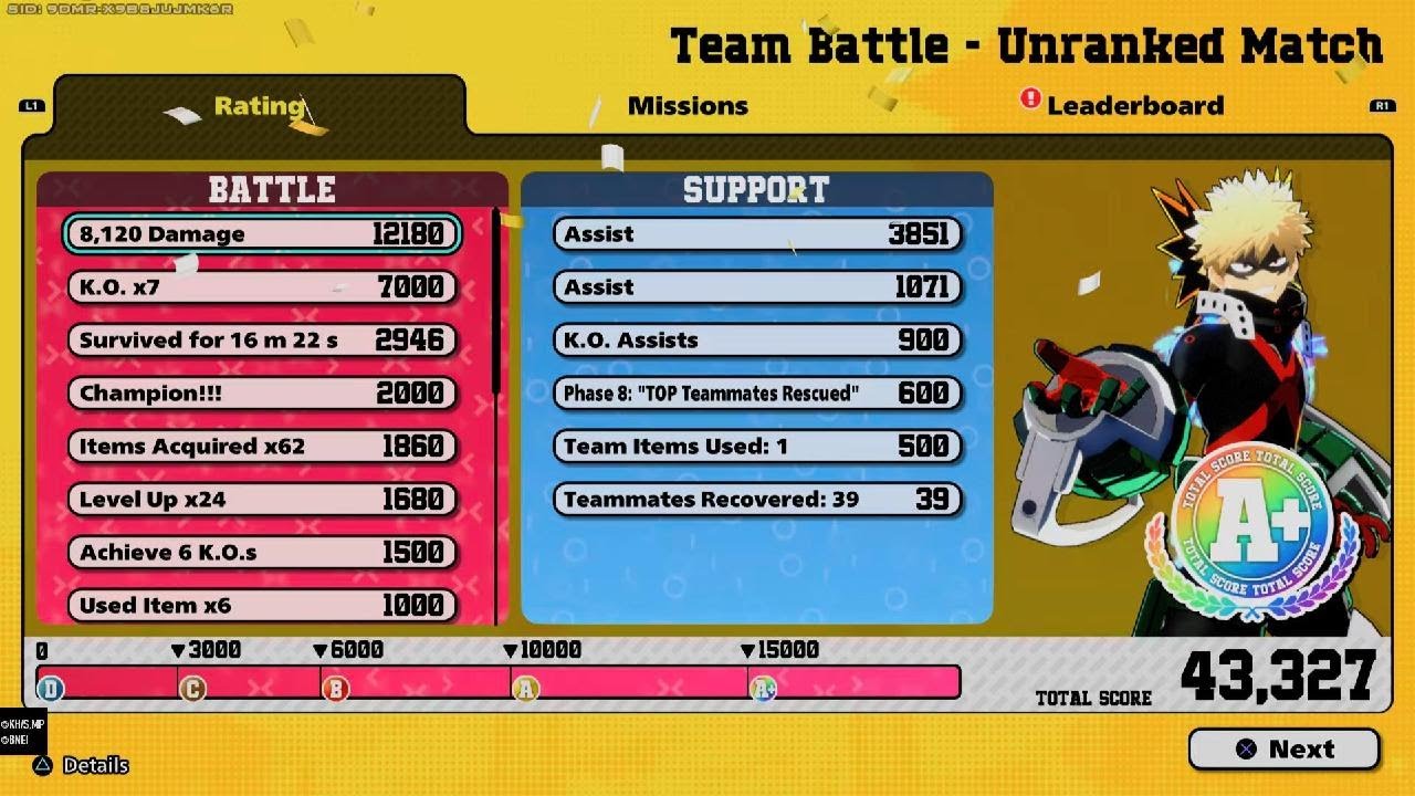MY HERO ULTRA RUMBLE, insane clutch with red bakugou against 5,  7 kills