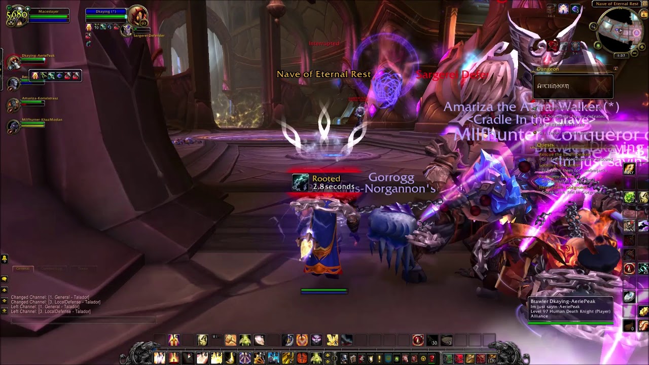 World of Warcraft:Warlords of Draenor Auchindoun Dungeon Run