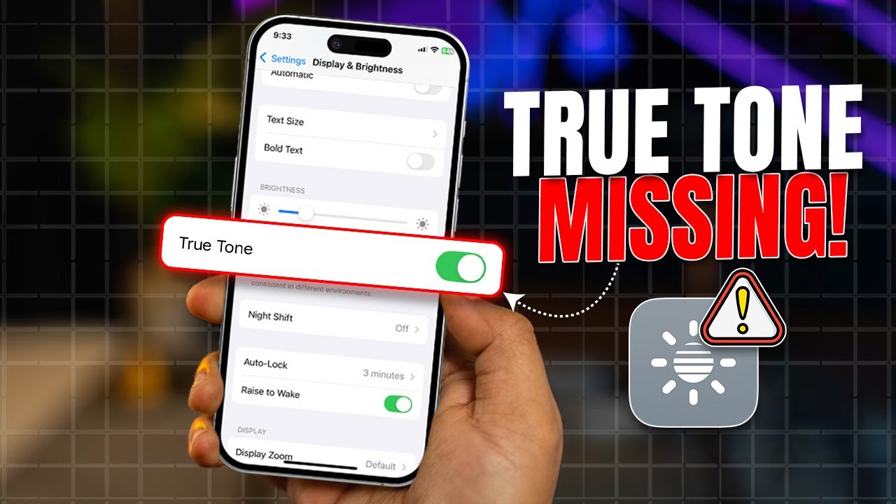 How to Retrieve Missing True Tone on iPhone | Fix True Tone Not Showing