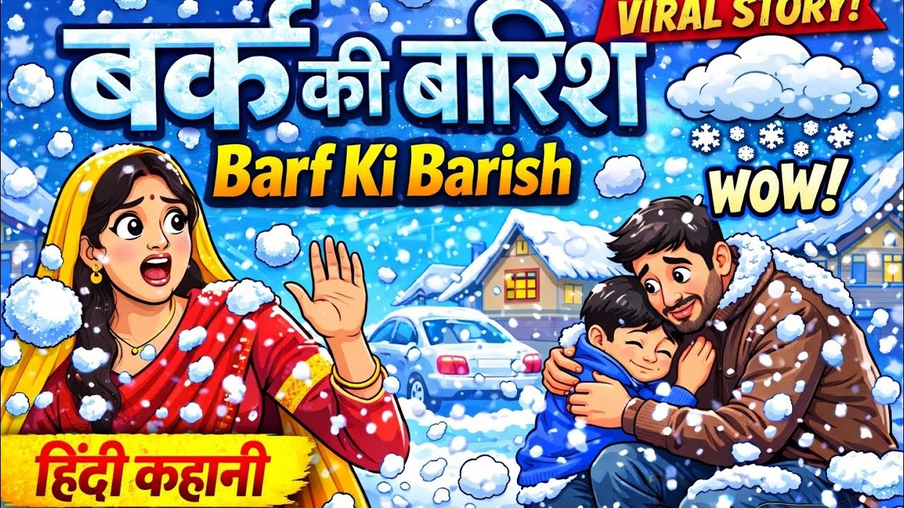 बर्फ की बारिश 💦 || Barf ki barish || Hindi Kahani , viral || 