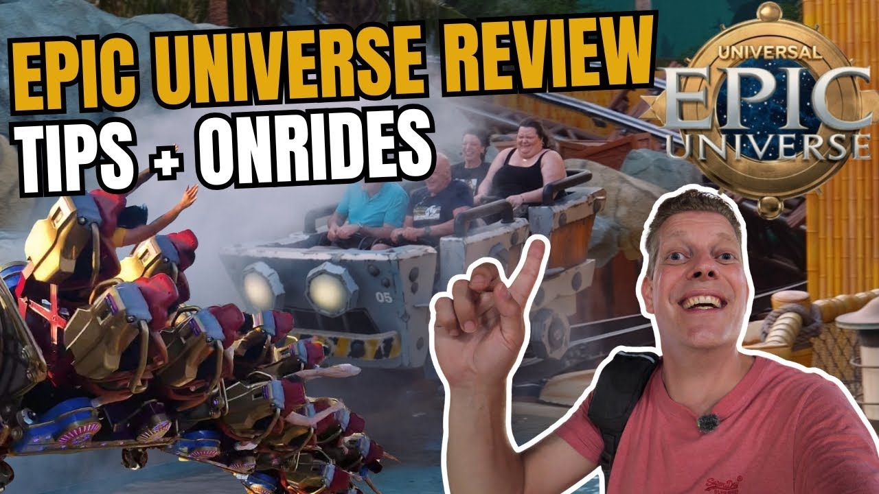 ACHTBAAN ONRIDES, TIPS EN FINAL REVIEW VAN UNIVERSAL EPIC UNIVERSE IN ORLANDO! VOLLEDIG OVERZICHT!