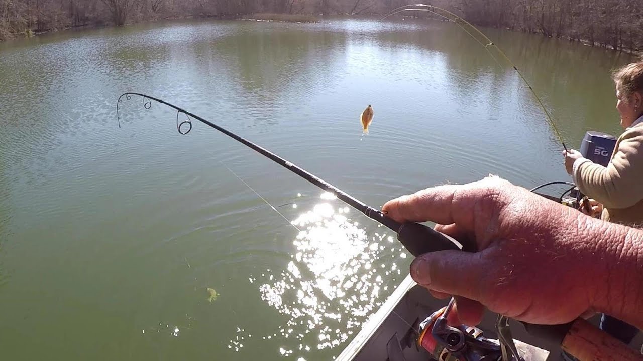 HUGE Bluegill and Shellcracker! Fishing With A Hair Jig and Worm Combination