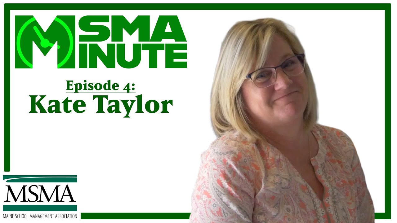MSMA Minute Episode 4: Kate Taylor
