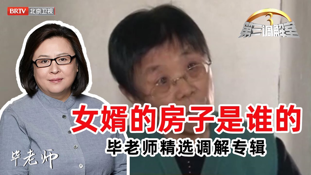 女婿的房子是谁的《第三调解室》毕金仪老师精选调解合辑 20151231| BRTV科教频道