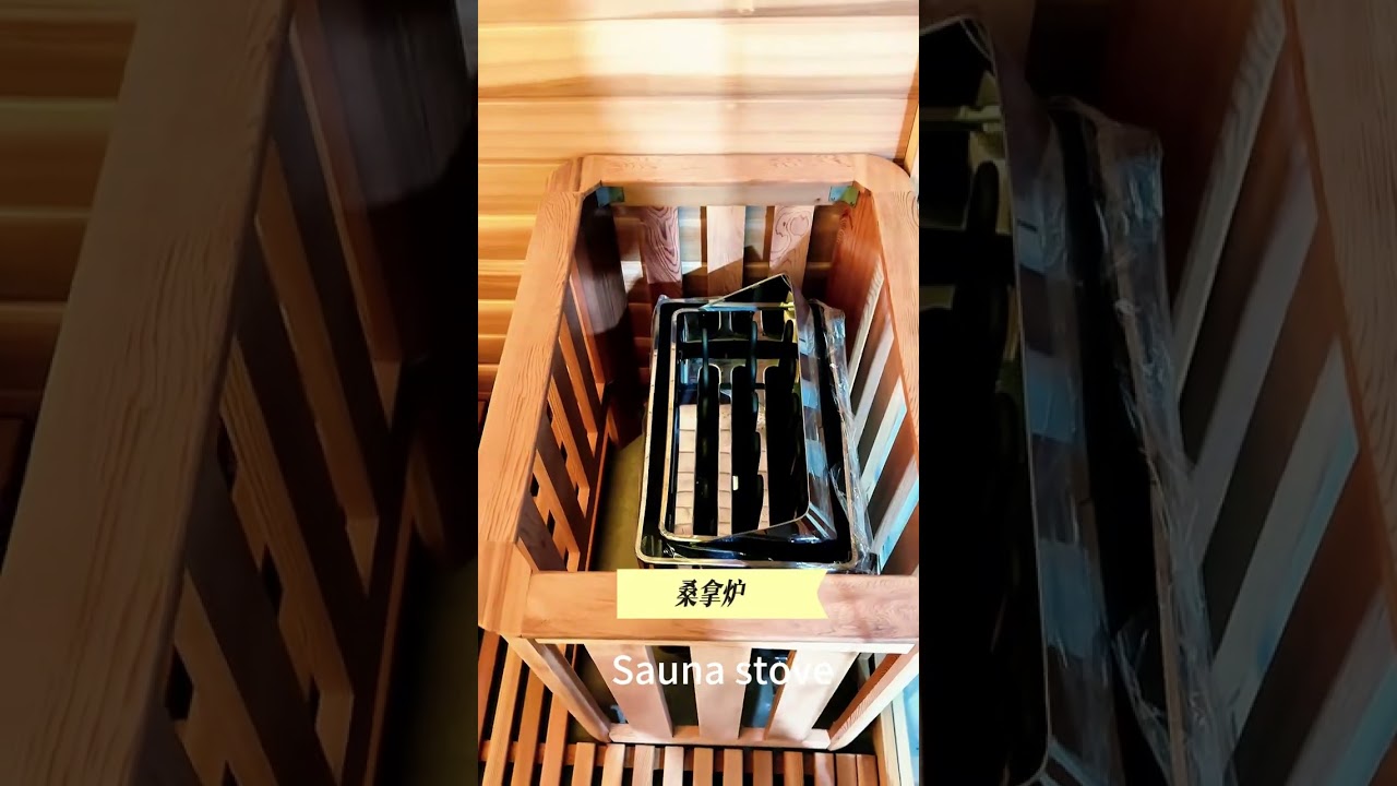 One shot of traditional sauna room 