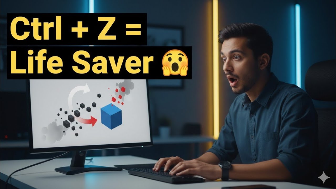 Ctrl + Z = Life Saver 😲 | Computer गल्ती 1 Second मै Fix गर्ने Trick (Nepali)