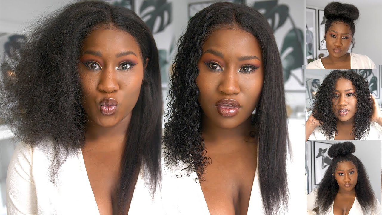 ALL IN ONE:  AFRO to STRAIGHT to CURLY! THE BEST WIG EVER| Raven Navera