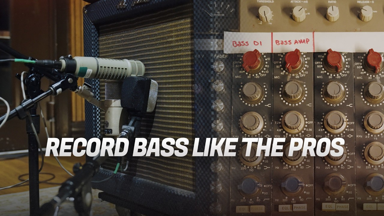 Engineer Reveals His Bass Recording Secrets