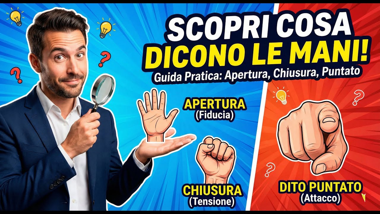 SCOPRI COSA DICONO le mani quando comunichi!