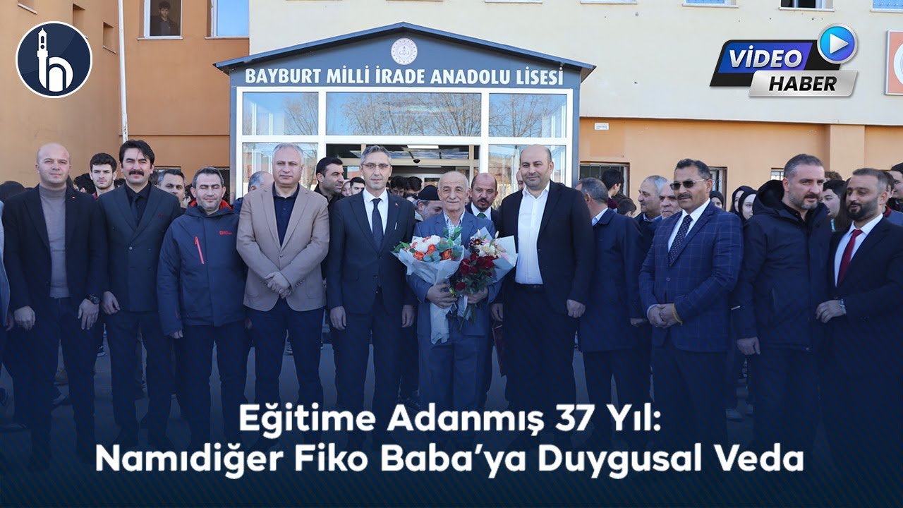 Eğitime Adanmış 37 Yıl: Namıdiğer Fiko Baba&rsquo;ya Duygusal Veda