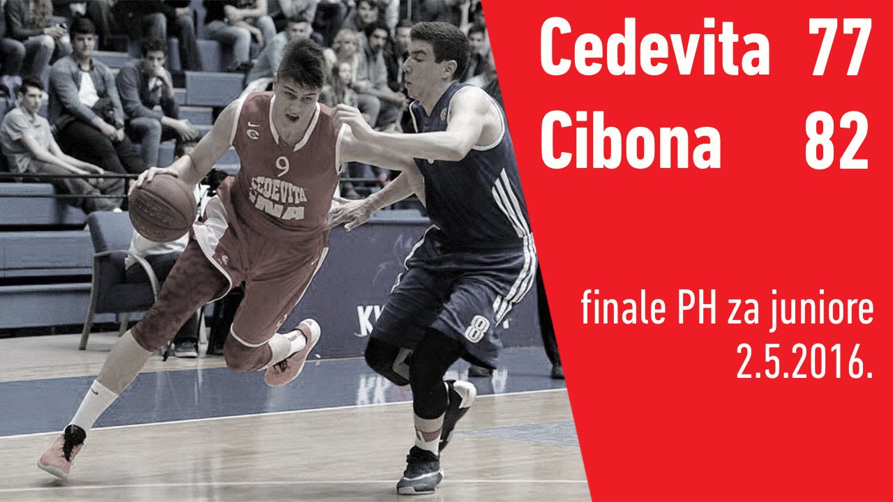 Juniori I Cibona - Cedevita, finale PH (2.5.2016.) I KK Cedevita TV
