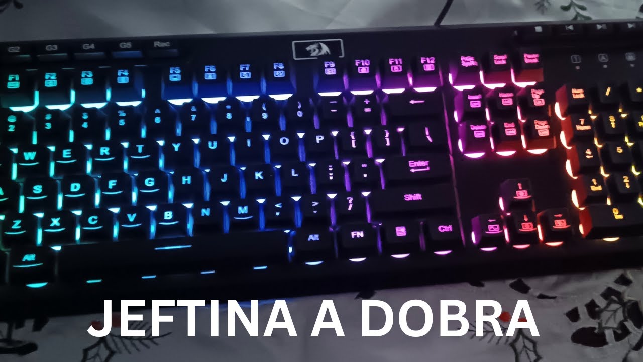 UNBOXING REDRAGON ADITYA K513 TASTATURE