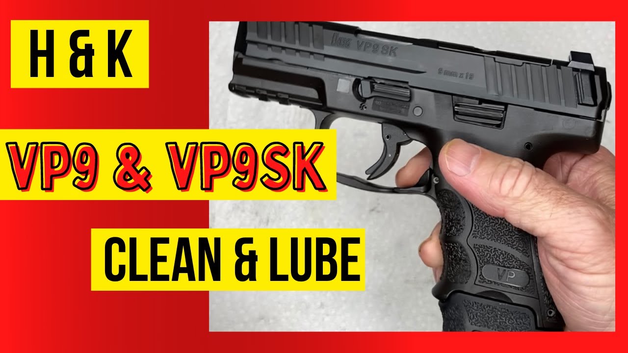 Как почистить H&K VP9 и VP9SK (ТОЛЬКО 4 ИНСТРУМЕНТА!!) #hecklerandkoch