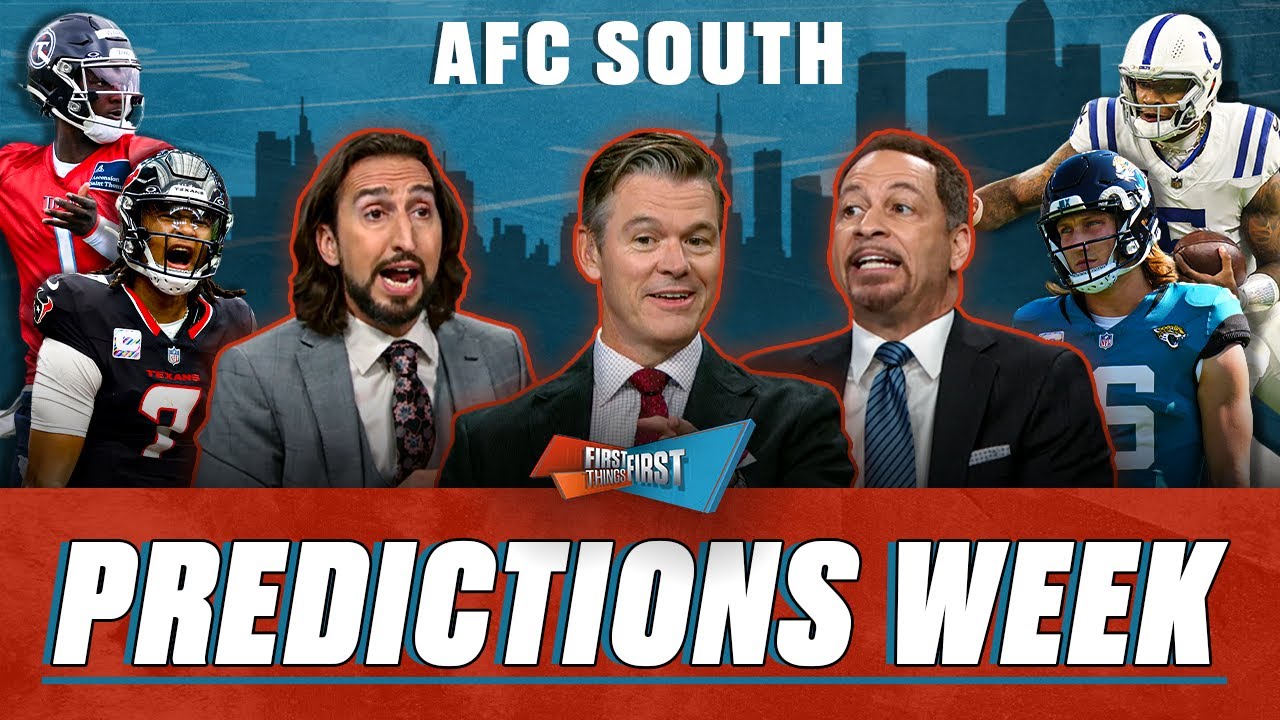 AFC South predictions: Will Texans remain champs or Jags dethrone them? | FIRST THINGS FIRST