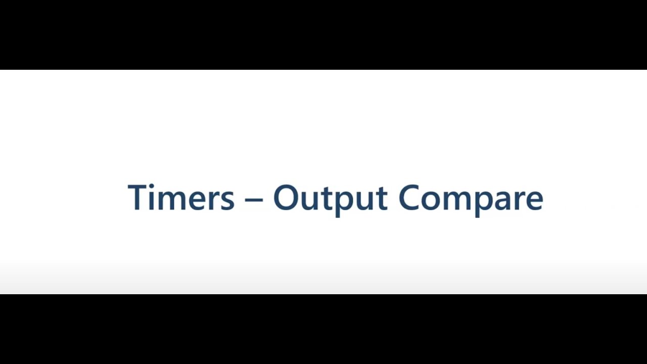 STM32F4 Bare Metal Programming - Timers:  Output Compare