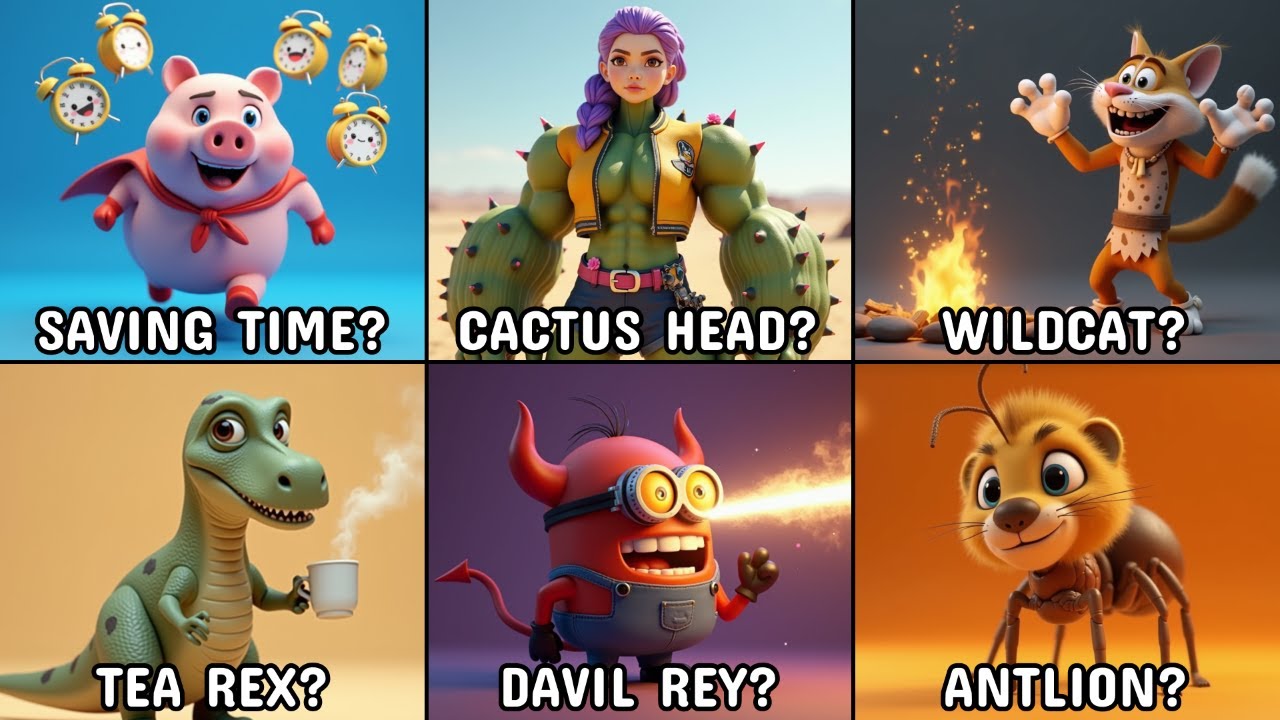 Funny Compound Words Quiz – Saving Time, Tea Rex, Antlion & More! | Literal vs Reality [Part 34]