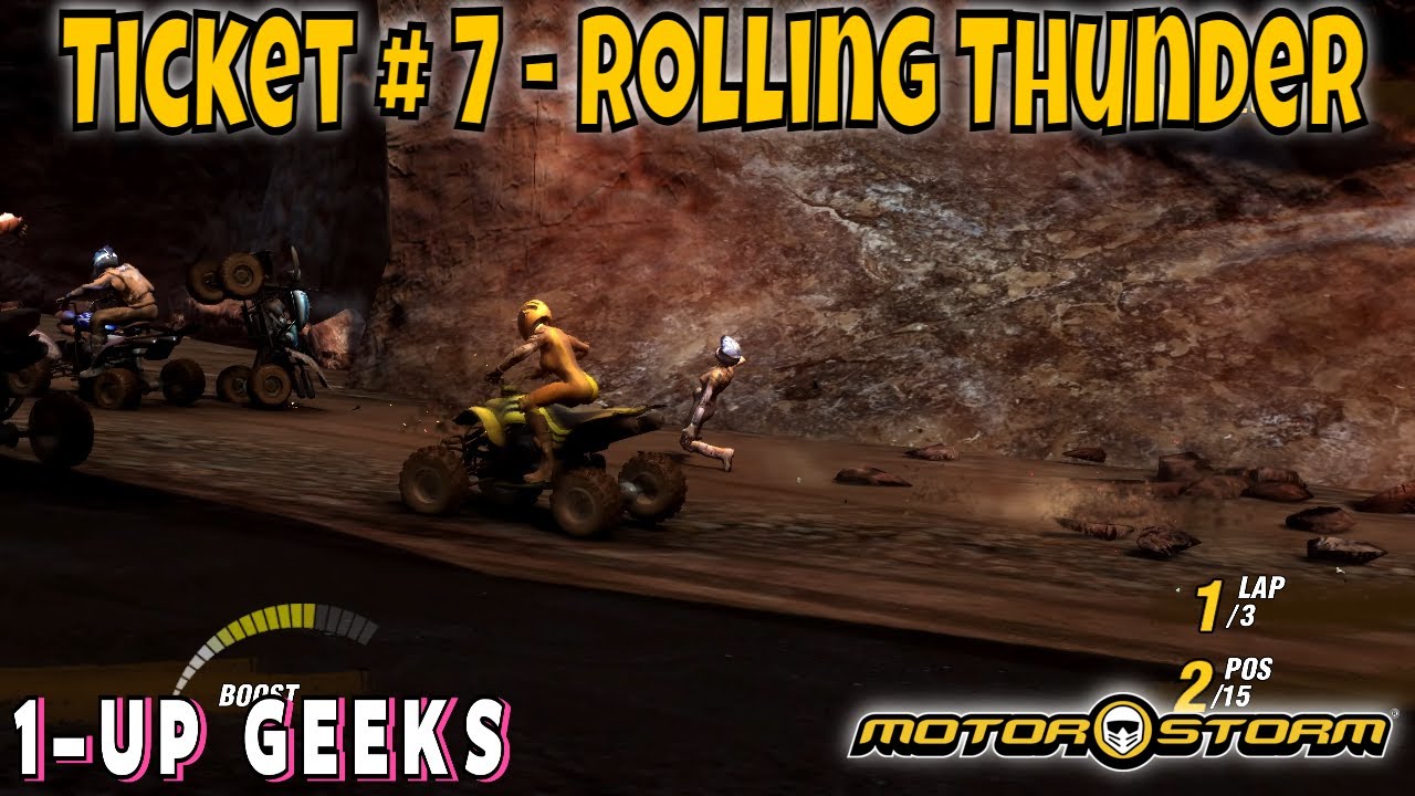 MotorStorm (PS3) - Ticket #7: Rolling Thunder (4K)