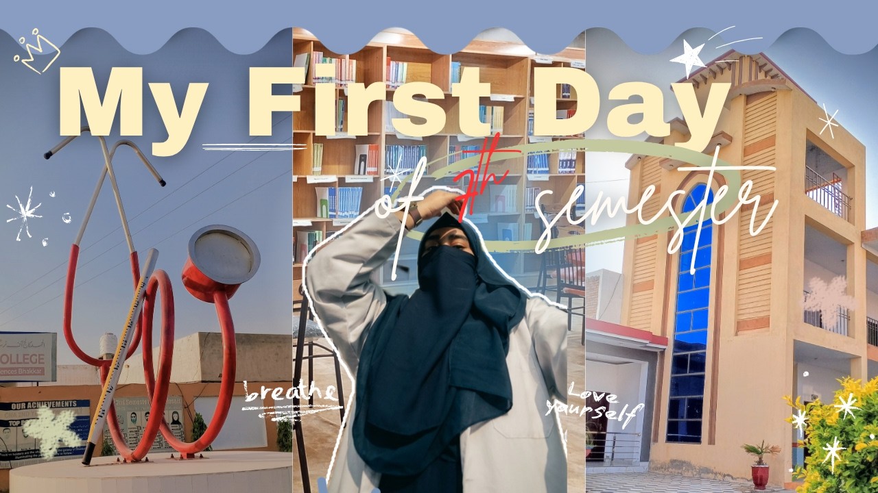 First Day of 7th Semester as a Pakistani Nursing Student📚🩺 | Nursing Student Diaries