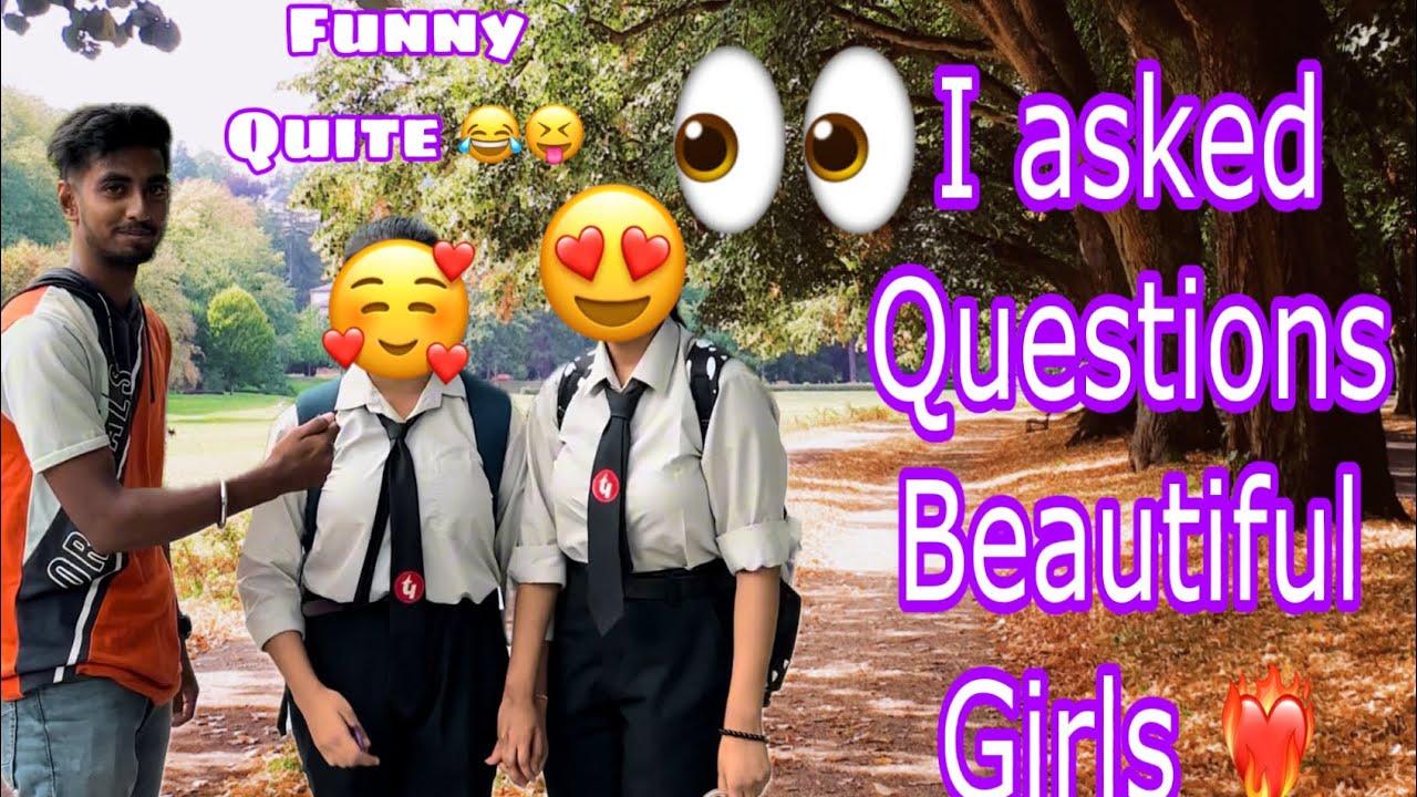 Cute random girls 😍asking funny questions 😂👍|#shorts
