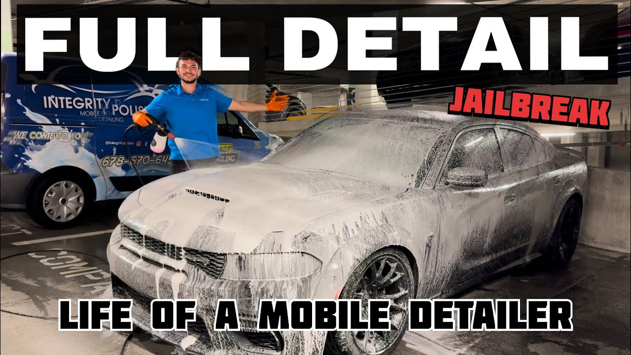 Detailing A Dodge Charger Hellcat Widebody Jailbreak | Life Of A Mobile Detailer