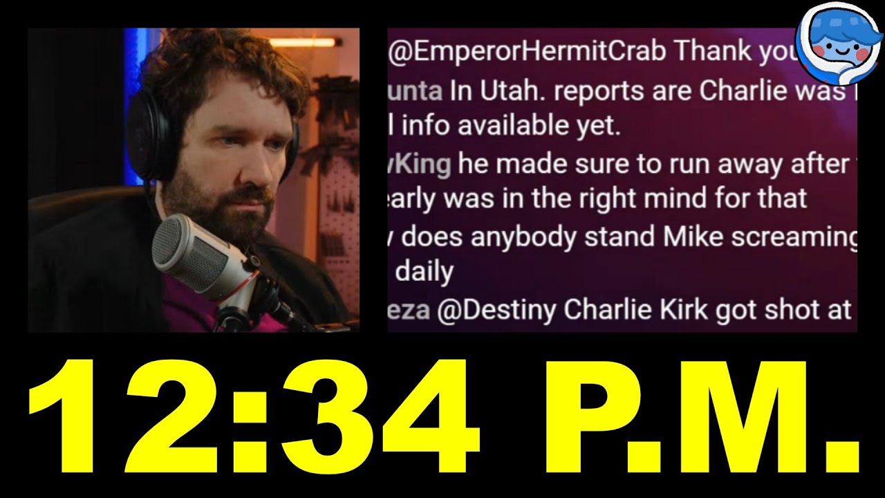 The Moment Destiny Found Out | #CharlieKirk #BreakingNews #Chat #TPUSA #Destiny #TheOmniLiberal